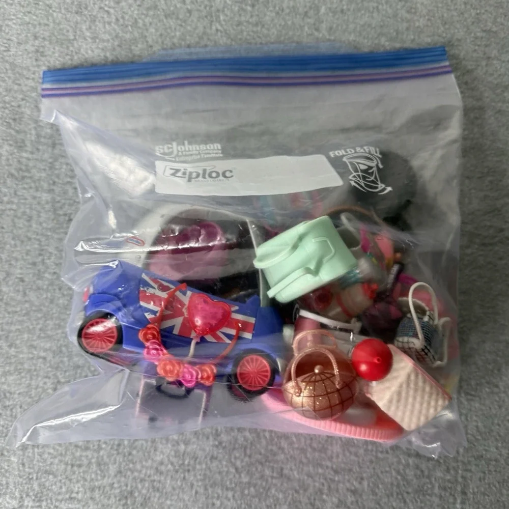 LOL Surprise Doll Babies Accesories Toilet Tour Car Toy Bags Glasses Lot
